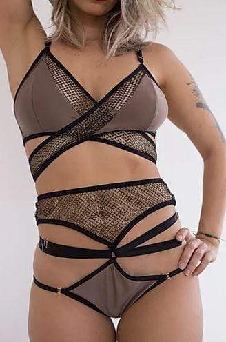 Witch Cheeky Shorts - Brown