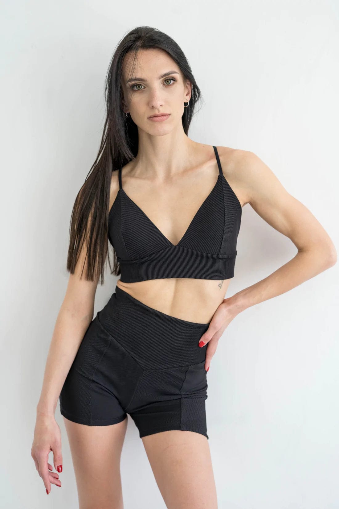 Sway Polewear Bottoms Serena Shorts HW- Regenerated Vinyl