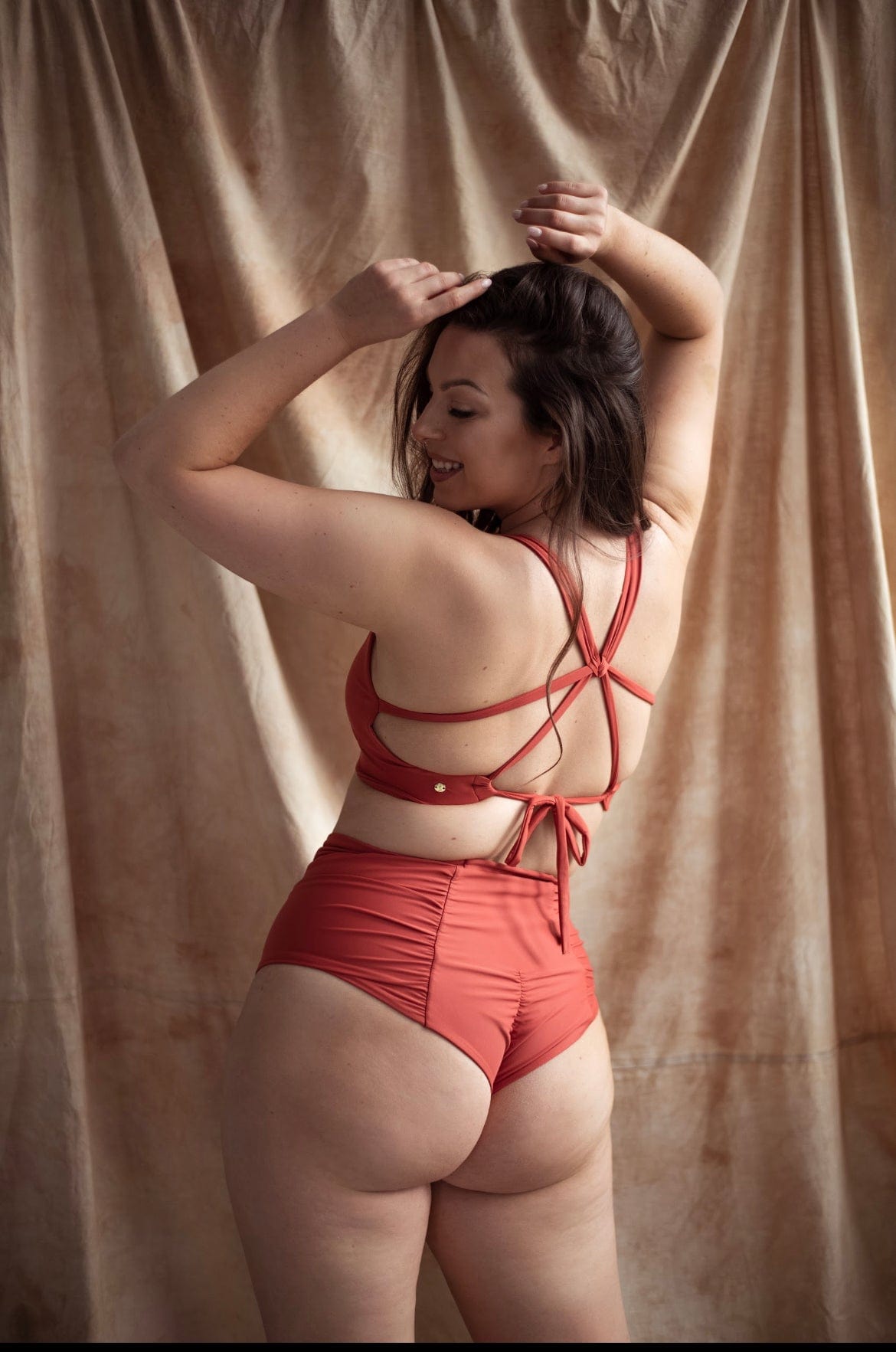 Sway Polewear Bottoms Tess Shorts Rusty Jasper ECONYL® regenerated nylon