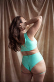 Sway Polewear Bottoms Yumi Shorts Green Aventurine ECONYL® regenerated nylon