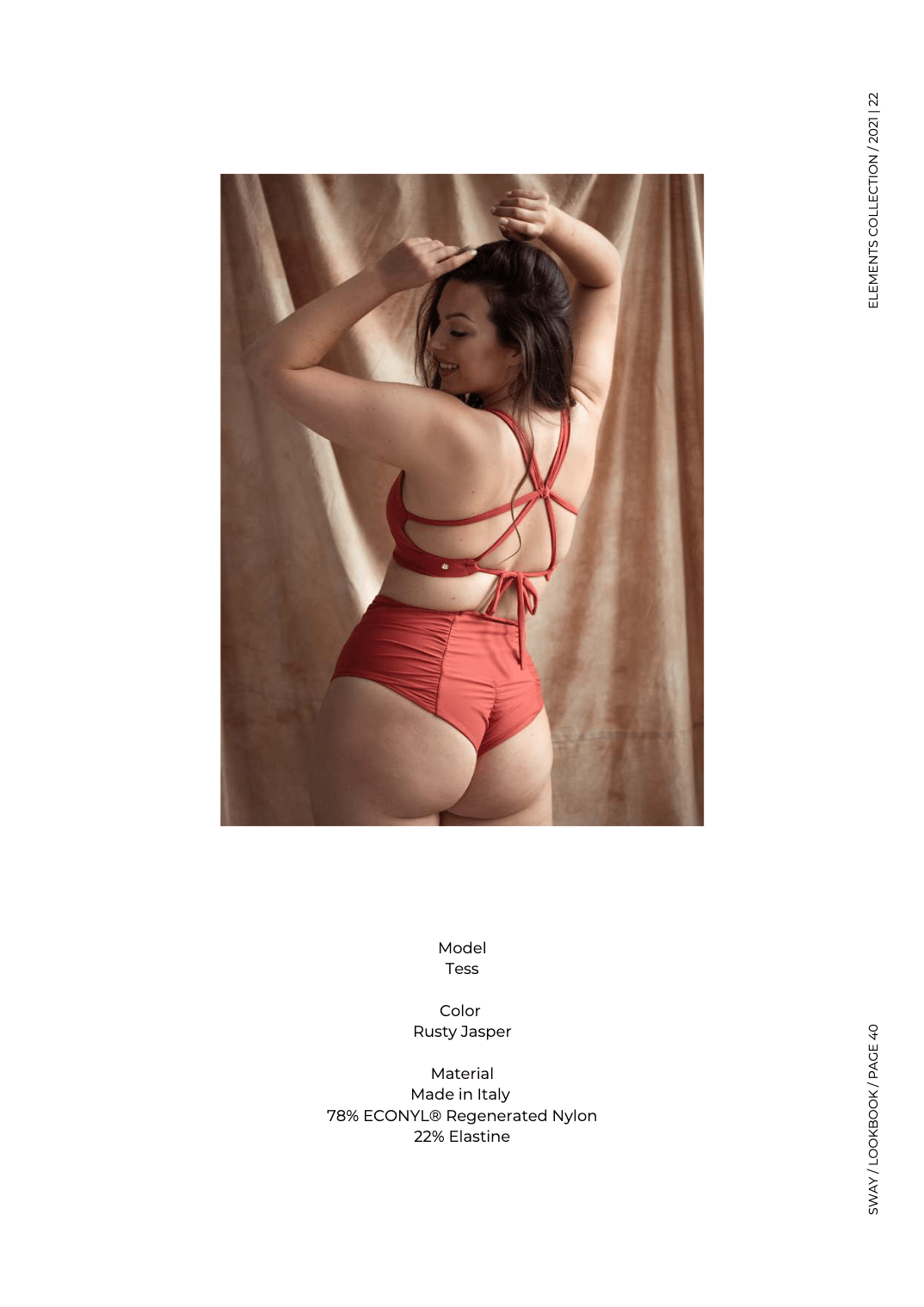 Sway Polewear Tops Tess Top- Rusty Jasper Regenerated