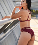 Kaizen Shorts Burgundy