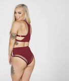 Tatiana Active Tops Isla Top - Burgundy