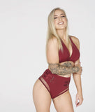 Tatiana Active Tops Isla Top - Burgundy