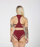 Tatiana Active Tops Isla Top - Burgundy